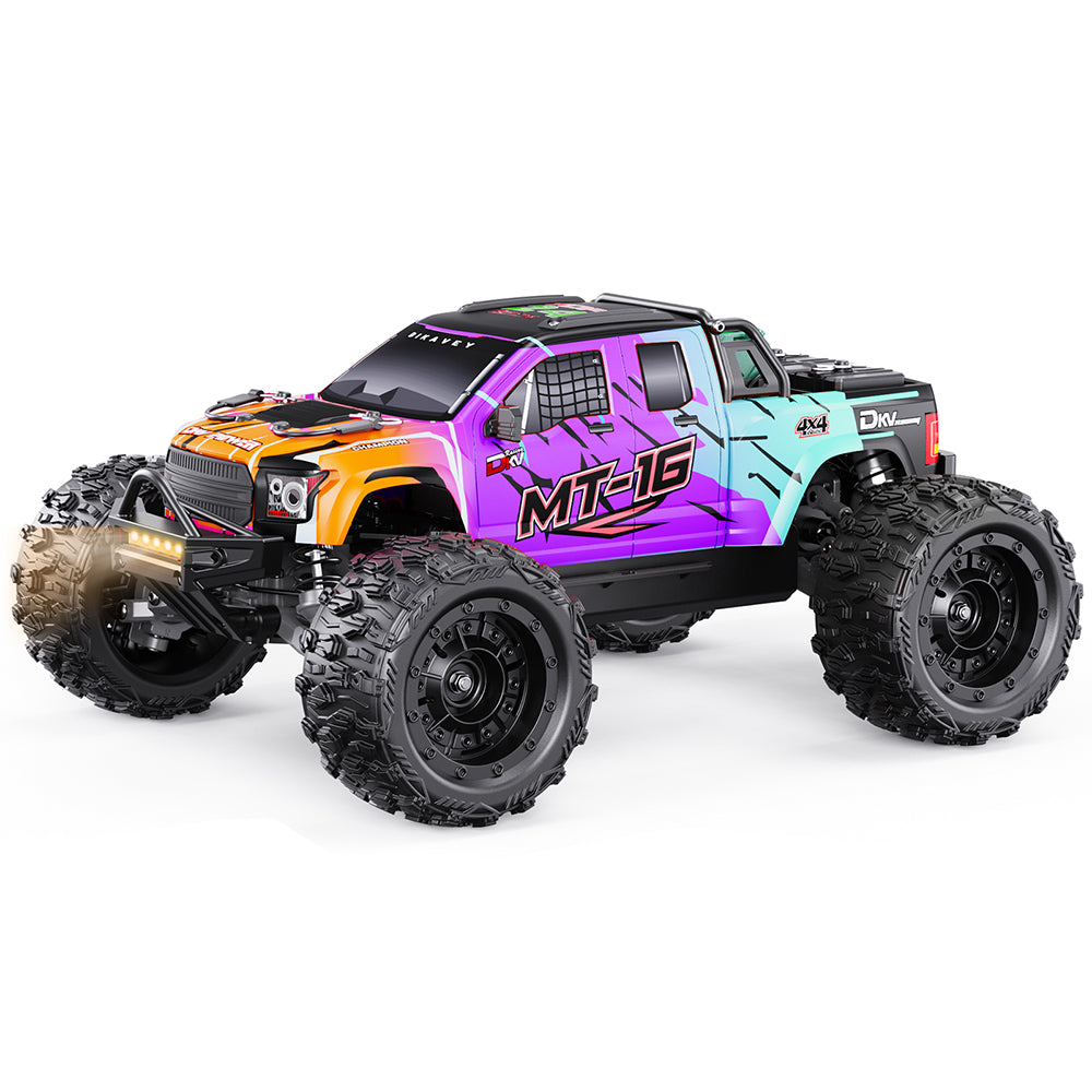 DIKAVEY 1/16 Scale 4WD RTR Brushless Monster Truck | MT16 (Purple)