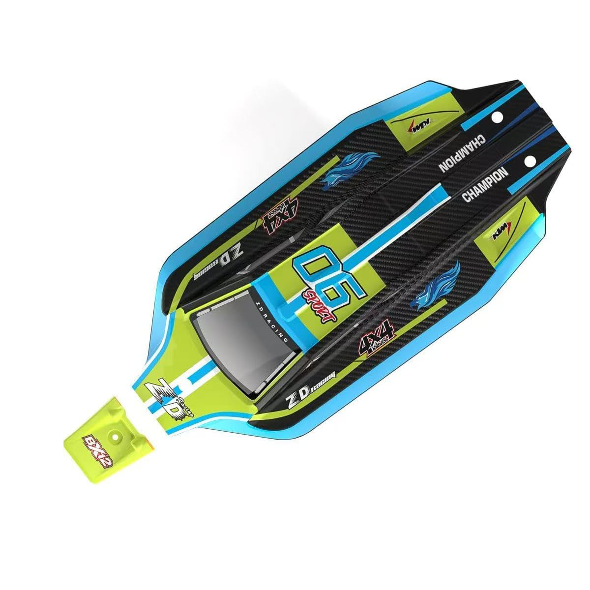 1/12 RC Car Shell , PVC Body Shell - BX12 Green