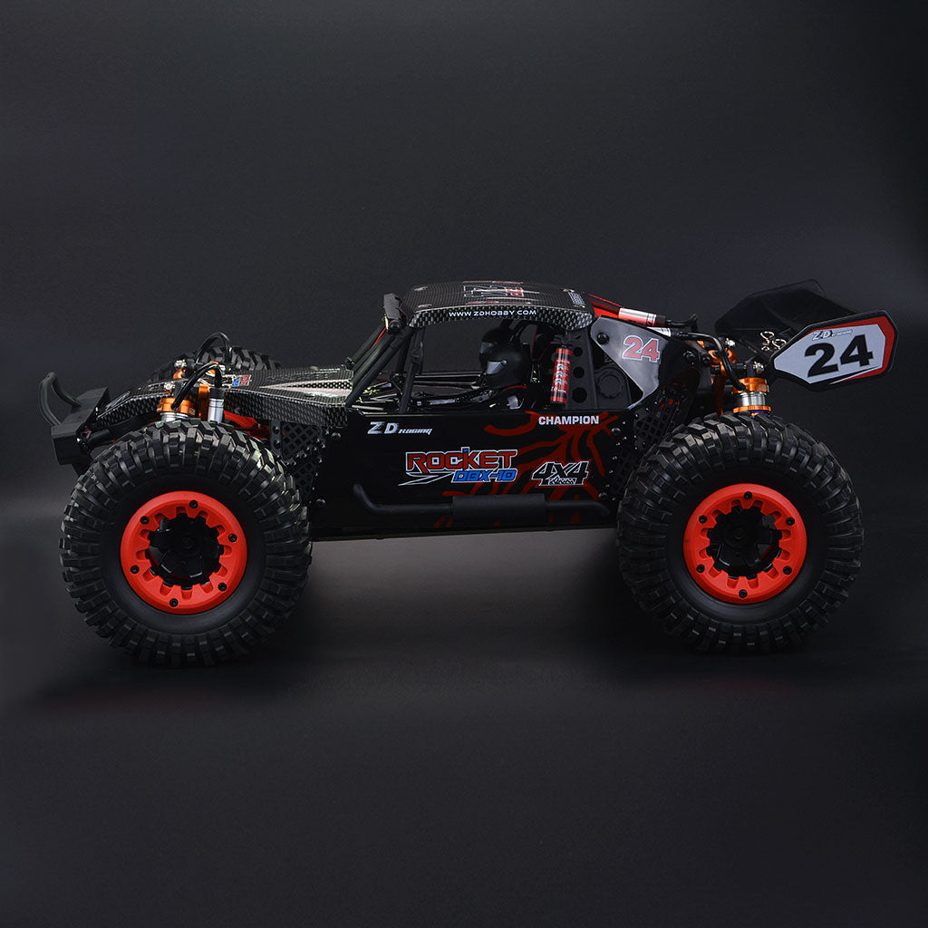 ZD RACING 1/10 Scale 4WD High-Speed Brushless Desert Buggy | DBX-102 (Red)