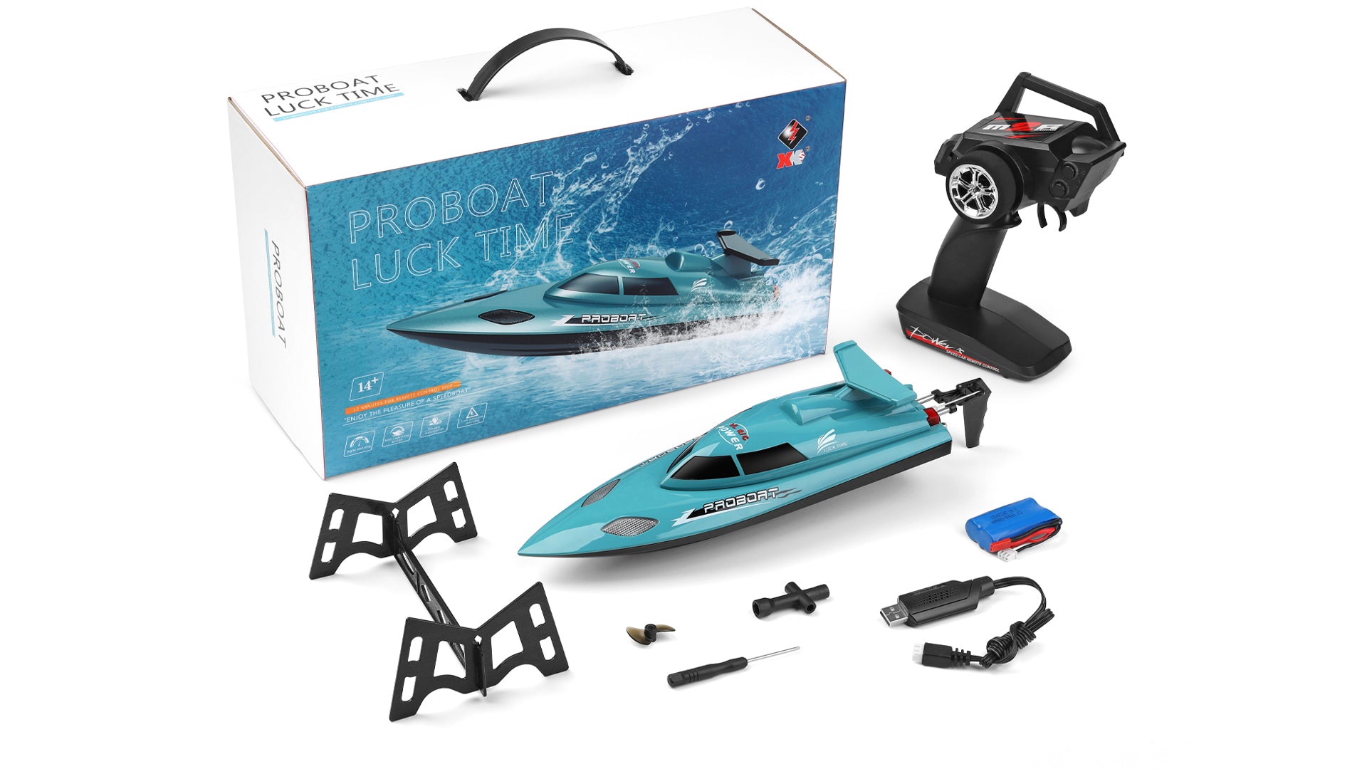 High-Speed Brushless RC Boat with Self-Righting System | WL911