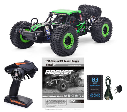ZD RACING 1/10 Scale 4WD Brushless Desert Buggy RTR | DBX-101 (Green)
