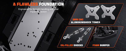 DIKAVEY 1/12 Scale RTR 4WD Brushless RC Rally Car | RX12（Green）