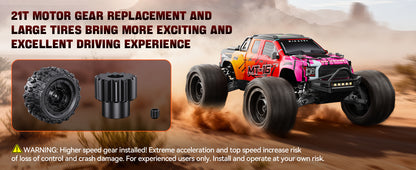 DIKAVEY 1/16 Scale 4WD RTR Brushless Monster Truck | MT16 （Orange）