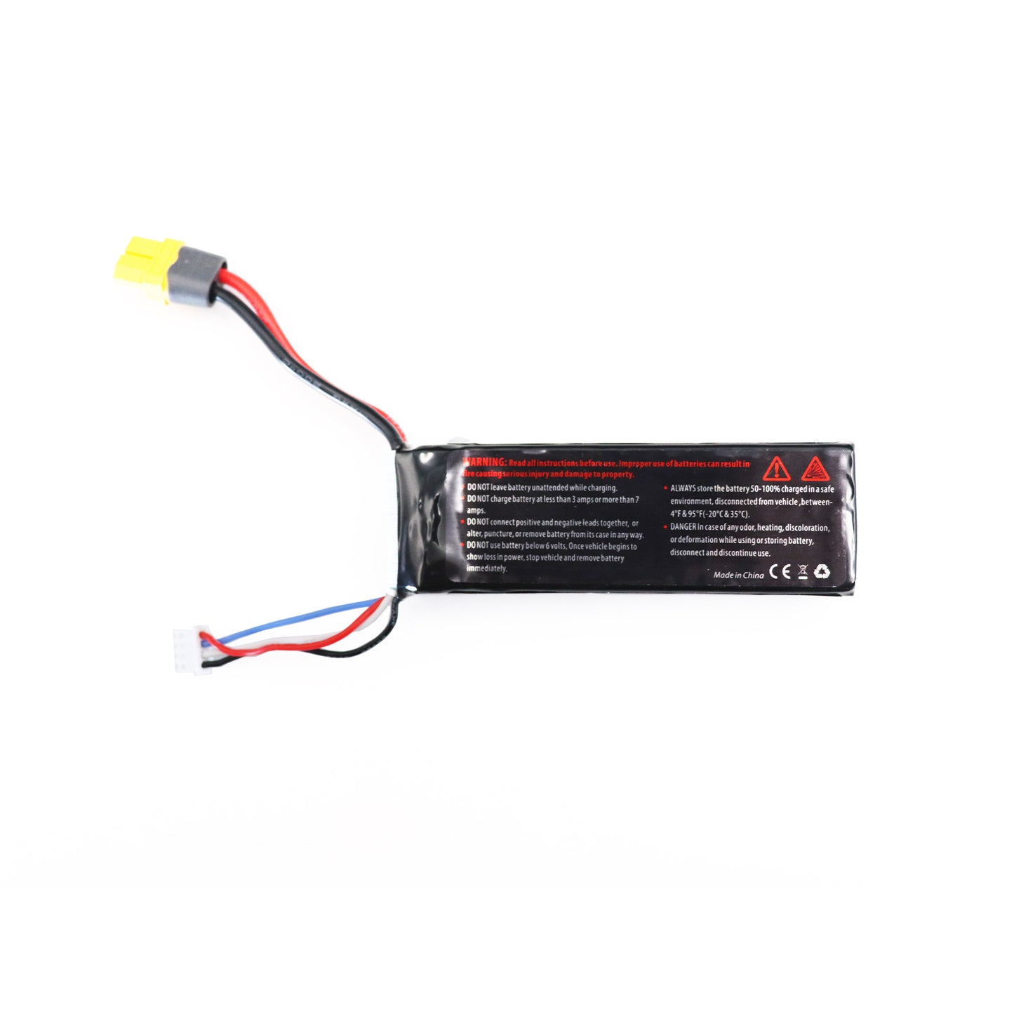 3S 11.1V XT60 Plug 2200mah Lipo Battery