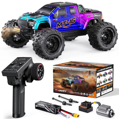 DIKAVEY 1/16 Scale 4WD RTR Brushless Monster Truck | MT16 (Blau) 