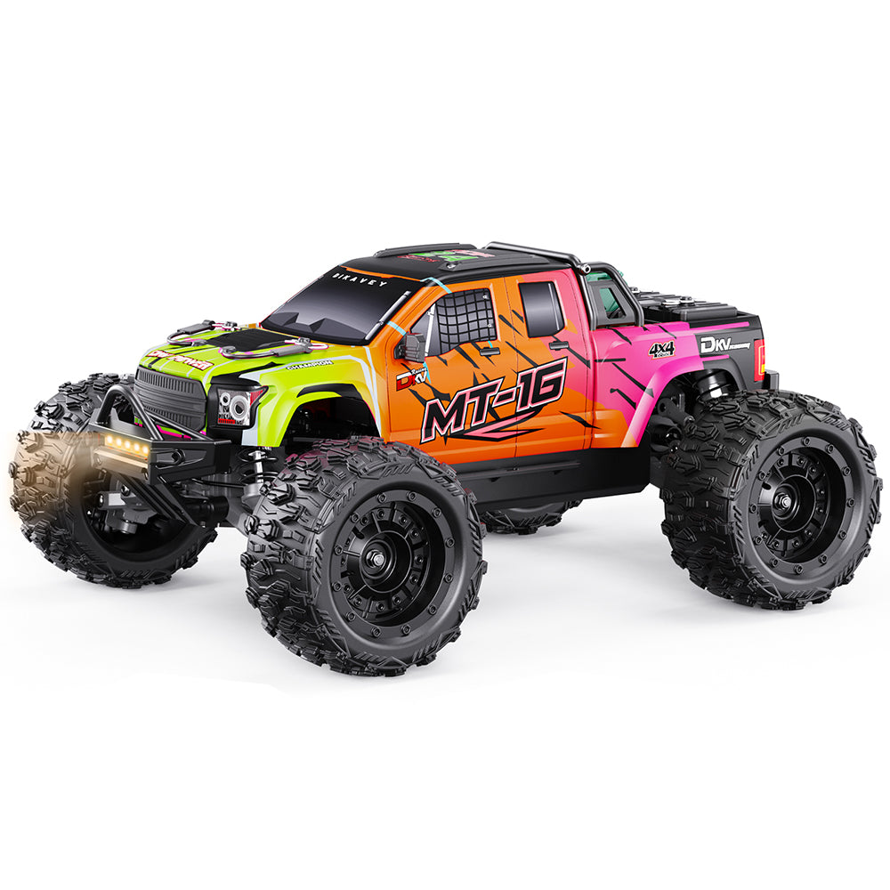 DIKAVEY 1/16 Scale 4WD RTR Brushless Monster Truck | MT16 (Orange) 