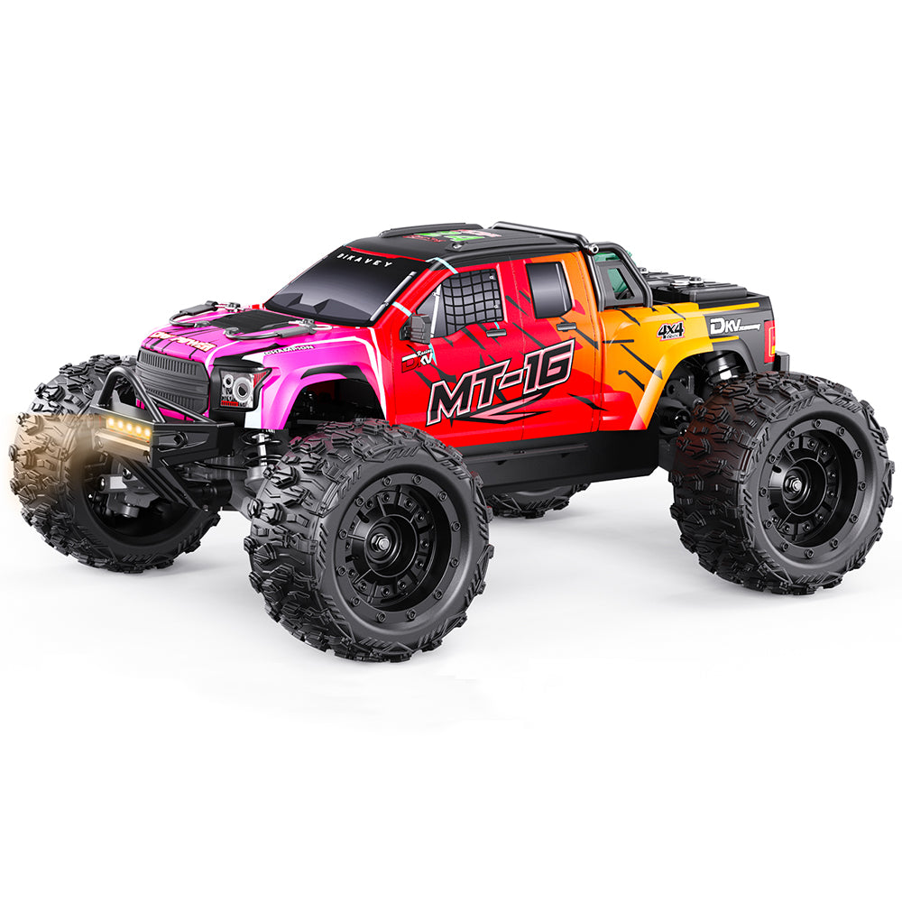 DIKAVEY 1/16 Scale 4WD RTR Brushless Monster Truck | MT16 (Rot) 