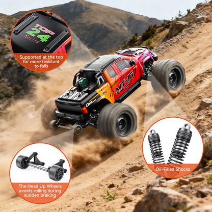 DIKAVEY 1/16 Scale 4WD RTR Brushless Monster Truck | MT16 （Red）