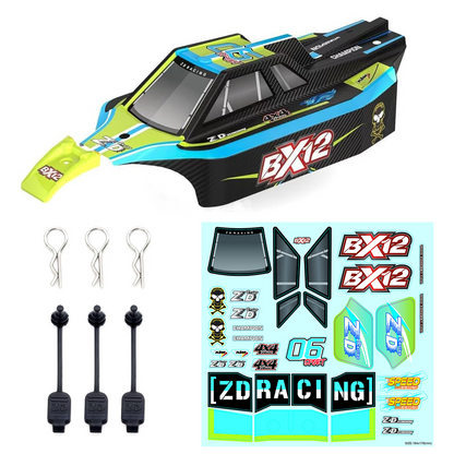 1/12 RC Car Shell , PVC Body Shell  - BX12 Green