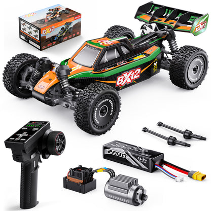 DIKAVEY 1/12 Scale RTR 4WD Metal Brushless RC  Buggy | BX12（Orange-Green）