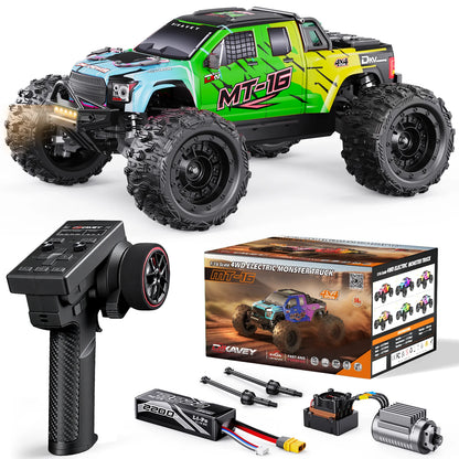 DIKAVEY 1/16 Scale 4WD RTR Brushless Monster Truck | MT16 (Rot) 