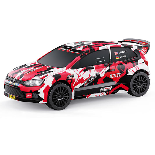 DIKAVEY 1/12 Scale RTR 4WD Brushless RC Rally Car | RX12 (Red)