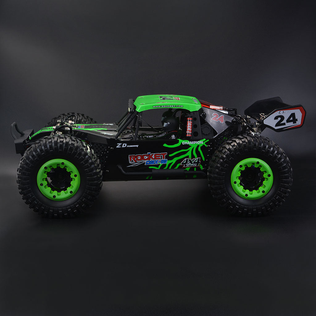 ZD RACING 1/10 Scale 4WD High-Speed Brushless Desert Buggy | DBX-102 (Green)
