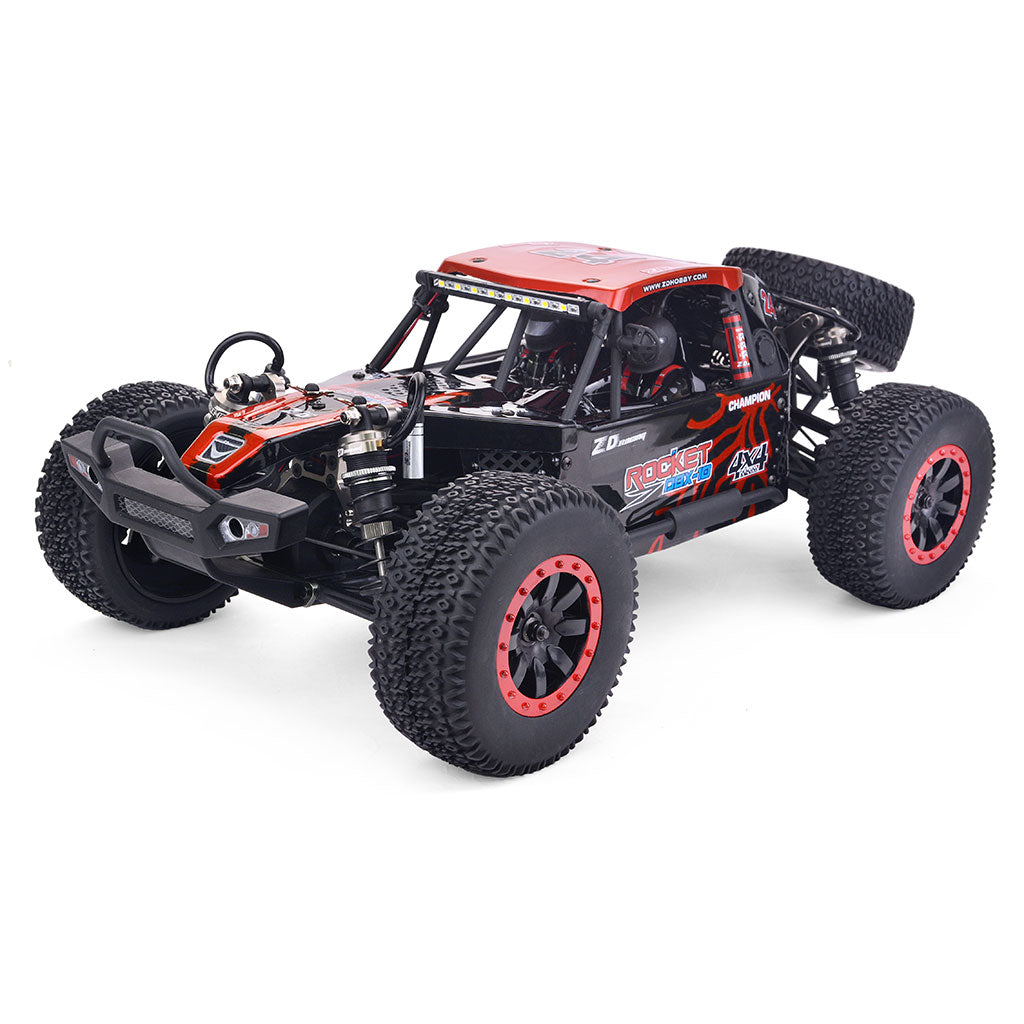 ZD RACING 1/10 Scale 4WD Brushed Desert Buggy RTR | DBX-104 (Red)