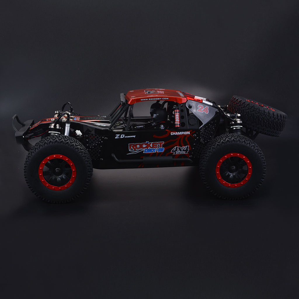 ZD RACING 1/10 Scale 4WD Brushed Desert Buggy RTR | DBX-104 (Red)
