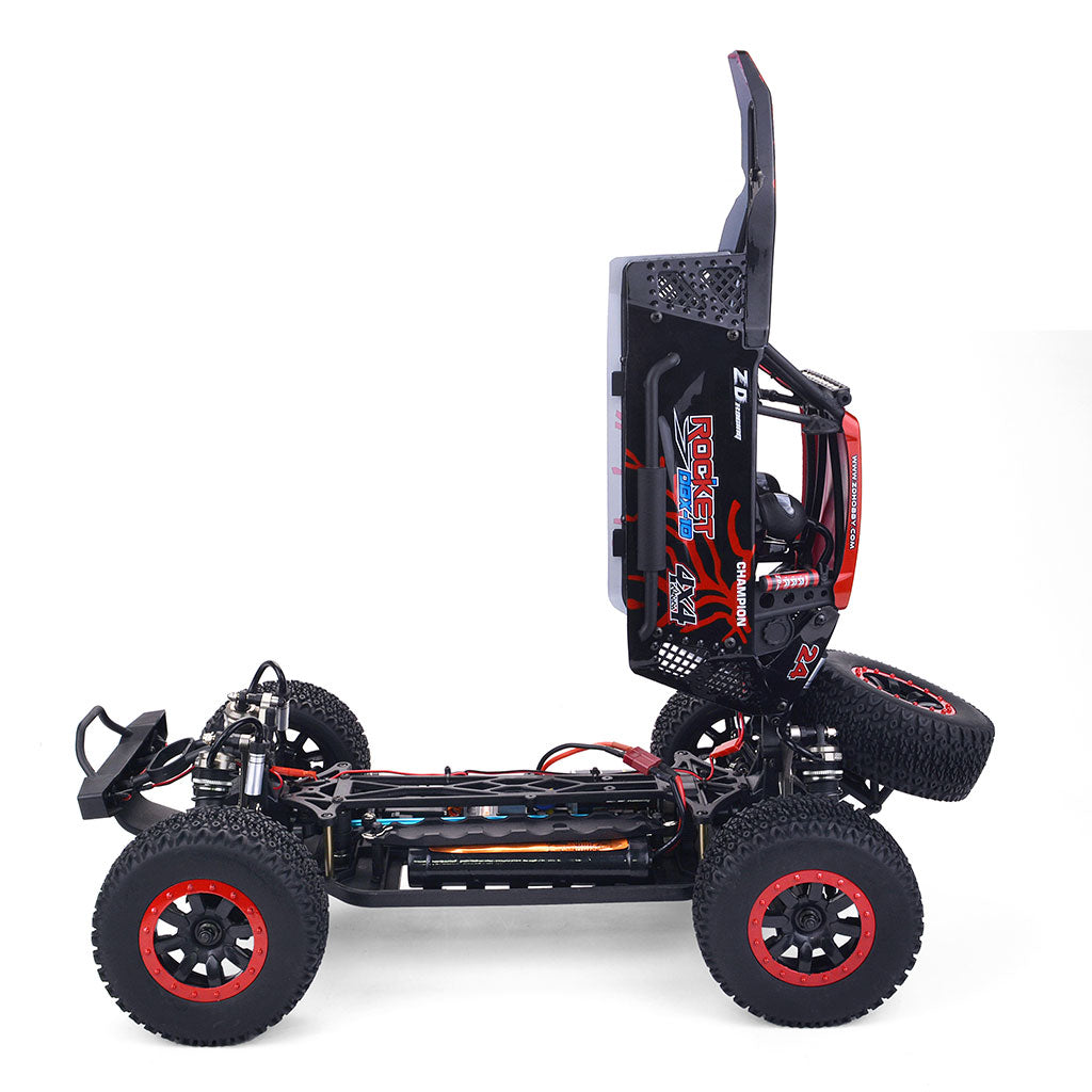 ZD RACING 1/10 Scale 4WD Brushed Desert Buggy RTR | DBX-104 (Red)