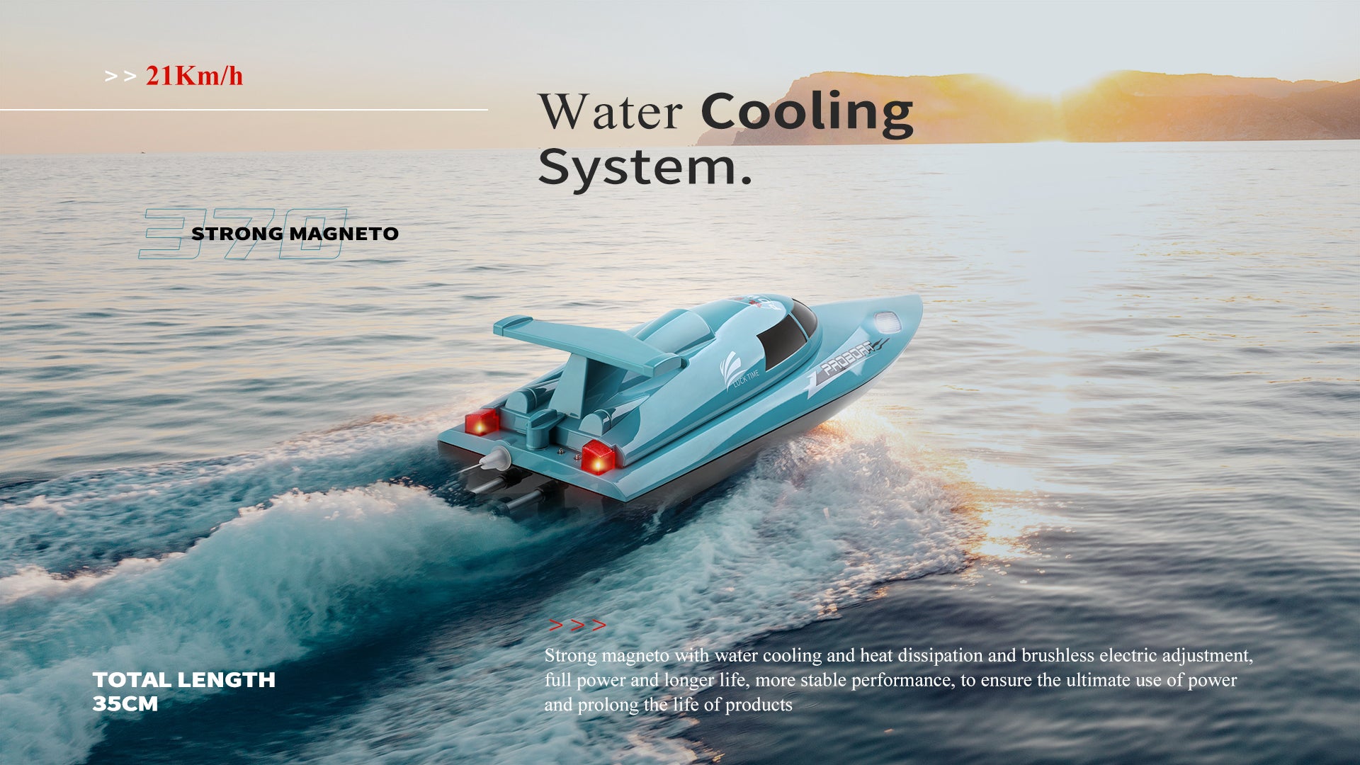 High-Speed Brushless RC Boat with Self-Righting System | WL911