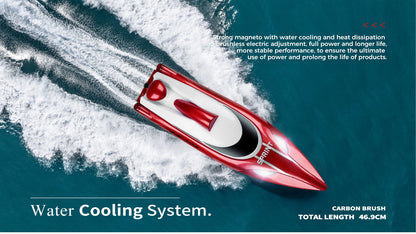 High-Speed RC Racing Boat with Self-Righting &amp; LED Lights | WL918