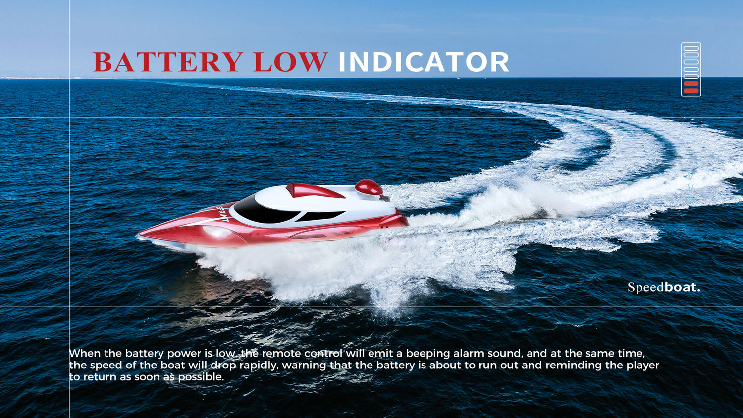 High-Speed RC Racing Boat with Self-Righting &amp; LED Lights | WL918