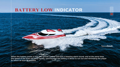 High-Speed RC Racing Boat with Self-Righting &amp; LED Lights | WL918