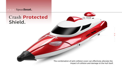 High-Speed RC Racing Boat with Self-Righting &amp; LED Lights | WL918